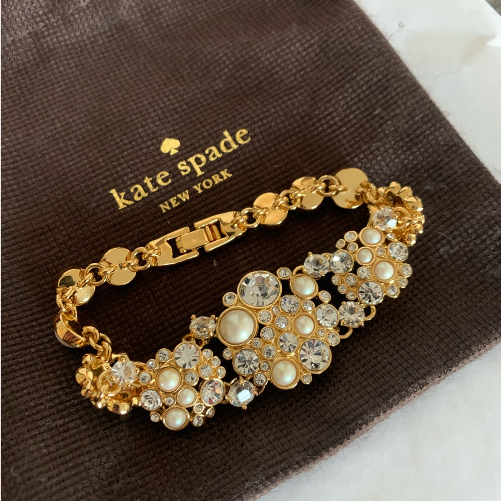 Kate Spade Pick a Pearl Gold Bracelet